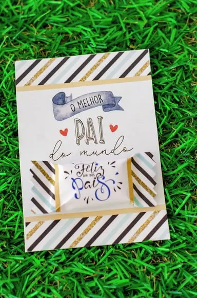 Card com Balinha- Dia dos Pais