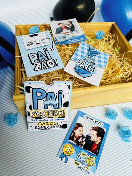Card Com Balinha- Dia Dos Pais