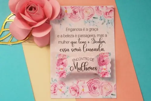 Card com Balinha- Encontro de Mulheres