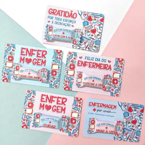 Card com Balinha- Enfermagem