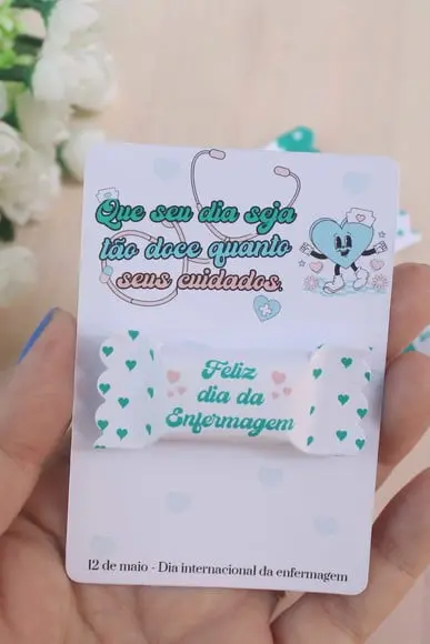 Card com Balinha- Enfermagem