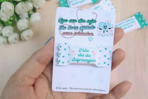 Card com Balinha- Enfermagem