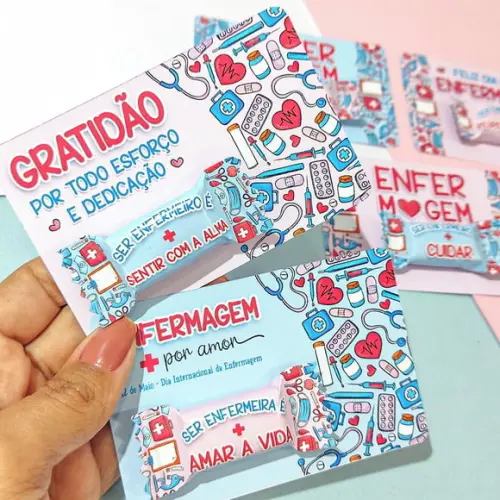 Card com Balinha- Enfermagem