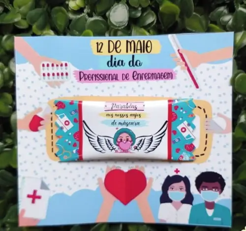 Card com Balinha- Enfermagem