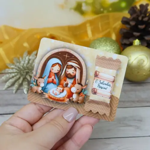 Card com Balinha- Feliz Natal