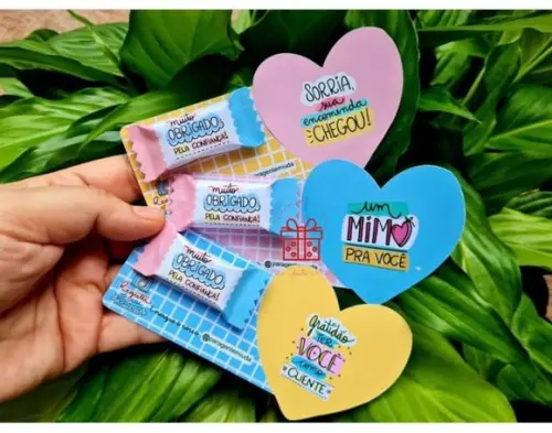 Card com Balinha- Mimo Cliente