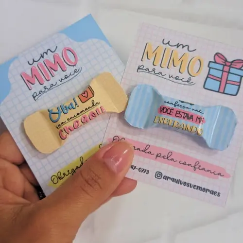 Card com Balinha- Mimo Cliente