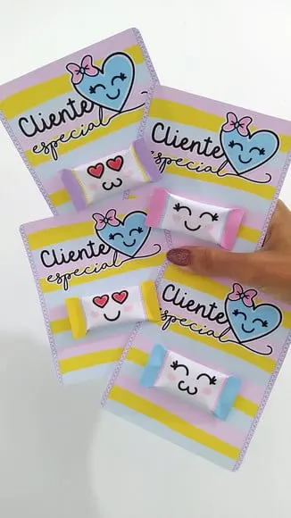Card com Balinha- Mimo Cliente