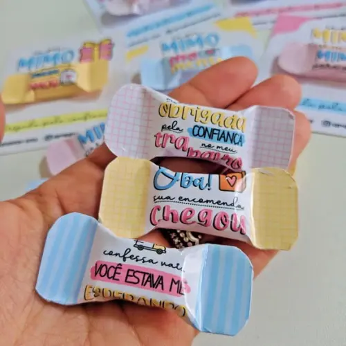 Card com Balinha- Mimo Cliente