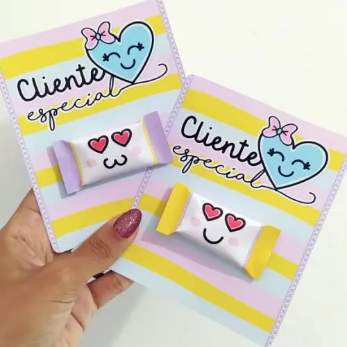 Card com Balinha- Mimo Cliente