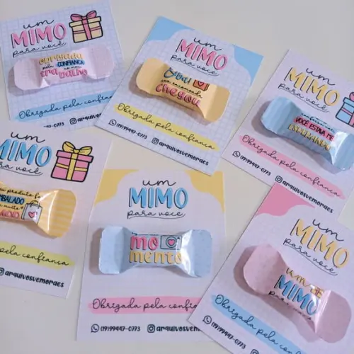 Card com Balinha- Mimo Cliente