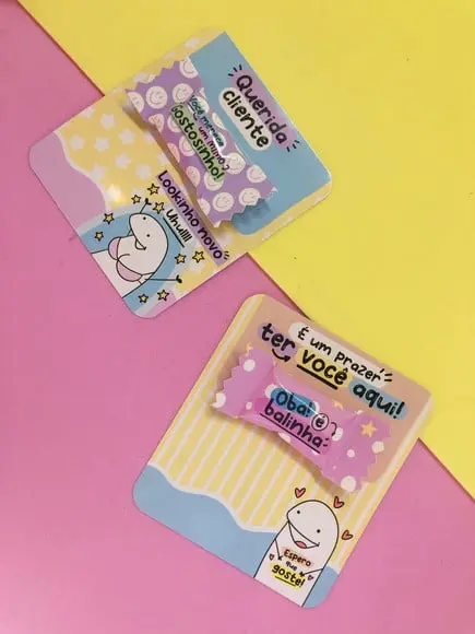 Card com Balinha- Mimo Cliente