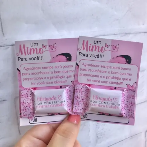 Card com Balinha- MIMO CLIENTE