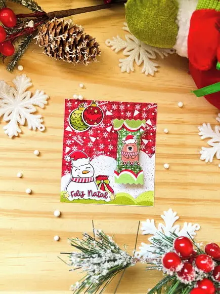 Card com Balinha- Mimo Natal