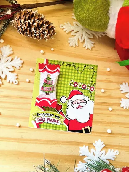 Card com Balinha- Mimo Natal