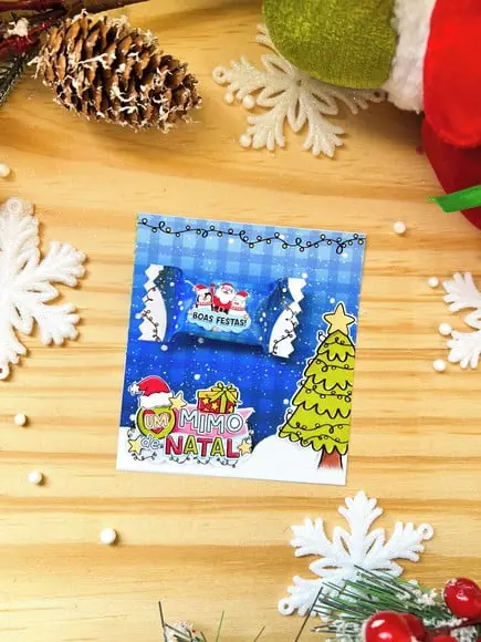 Card com Balinha- Mimo Natal
