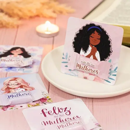 Card com Balinha- Mulher Cristãmulher c