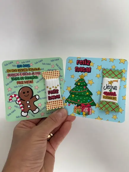 Card com Balinha- Natal