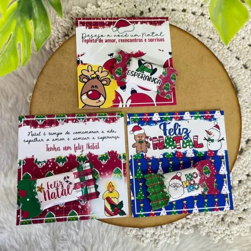 Card com Balinha- Natal