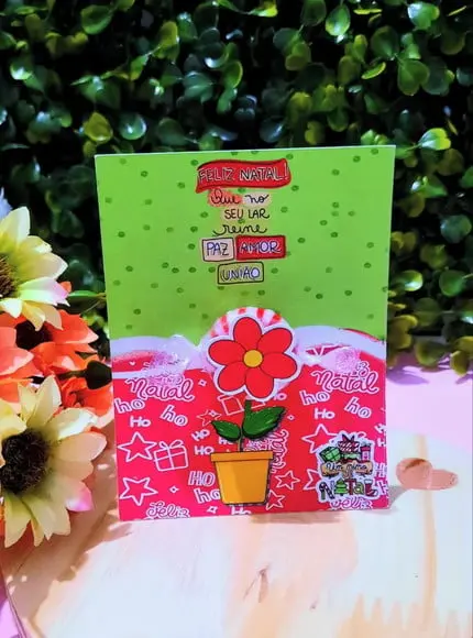 Card com Balinha- Natal