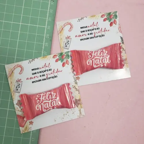 Card com Balinha- Natal