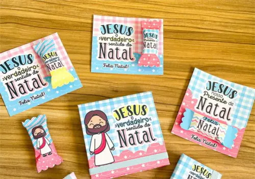 Card com Balinha- Natal