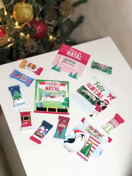 Card com Balinha- Natal