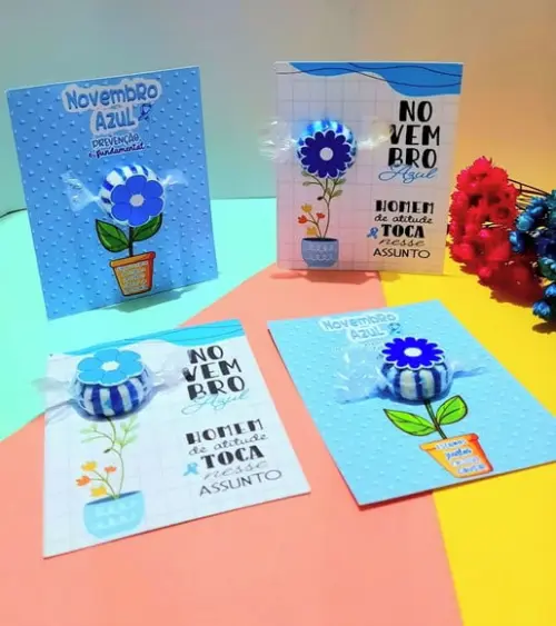 Card com Balinha- Novembro Azul