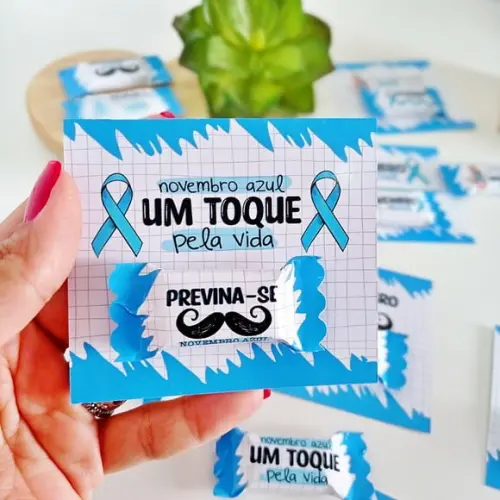 Card com Balinha- Novembro Azul
