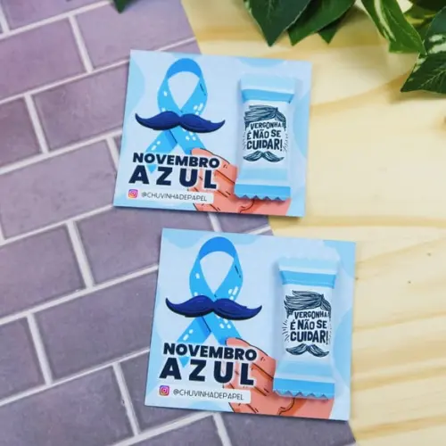 Card com Balinha- Novembro Azul