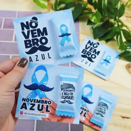 Card com Balinha- Novembro Azul