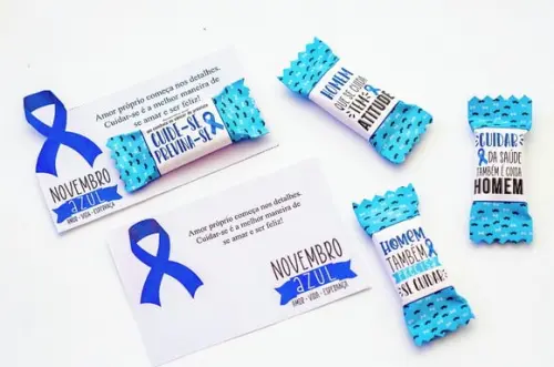 Card com Balinha- Novembro Azul