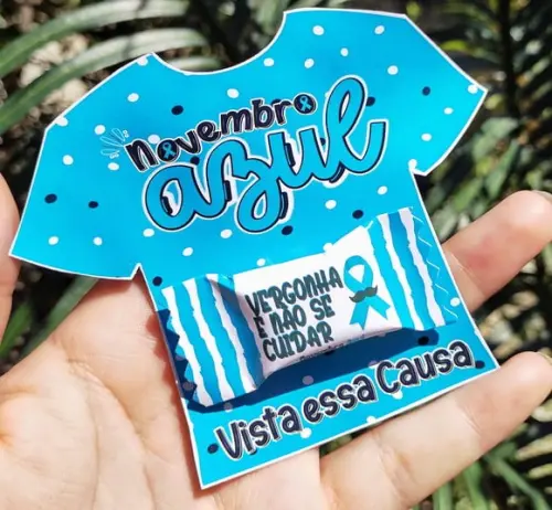 Card Com Balinha- Novembro Azul