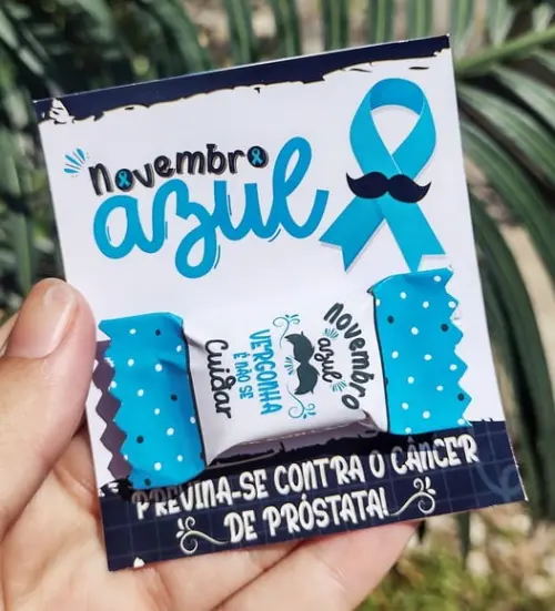 Card Com Balinha- Novembro Azul