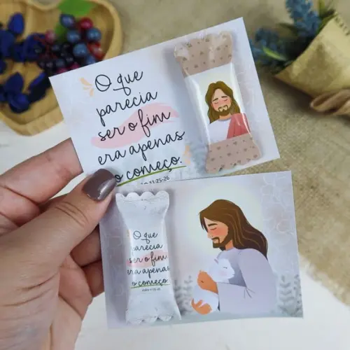 Card com Balinha- Páscoa