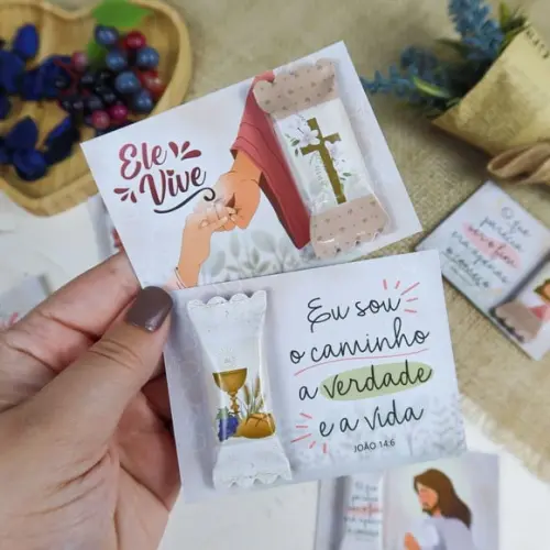 Card com Balinha- Páscoa