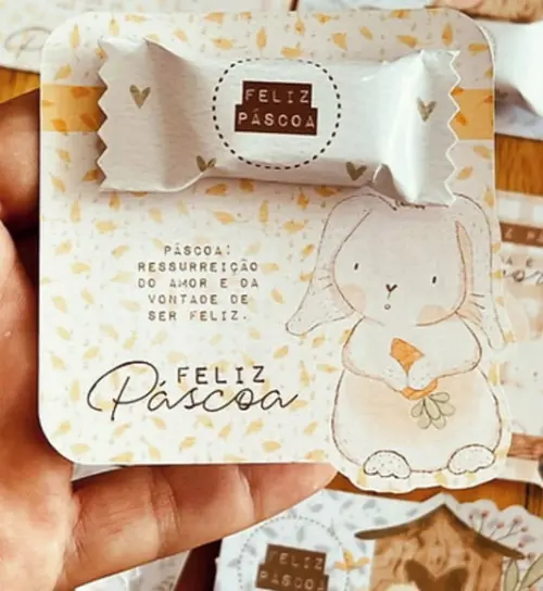 Card com Balinha- Páscoa