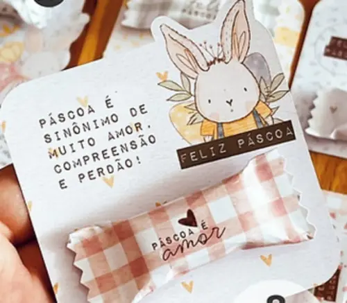 Card com Balinha- Páscoa
