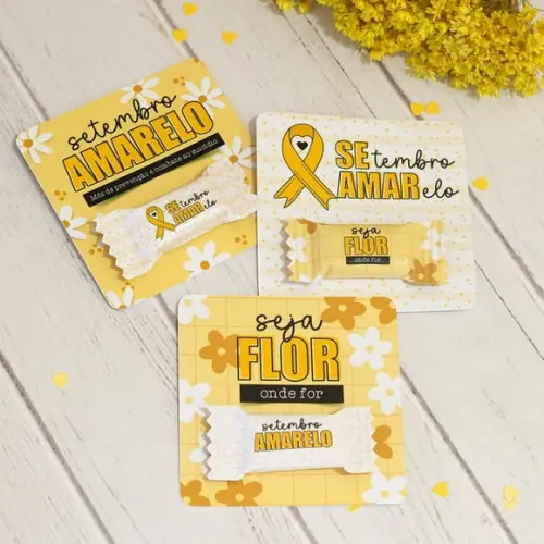 Card com Balinha- Setembro Amarelo
