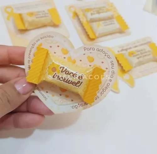 Card com Balinha- Setembro Amarelo