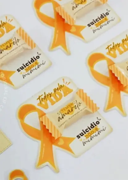 Card com Balinha- Setembro Amarelo