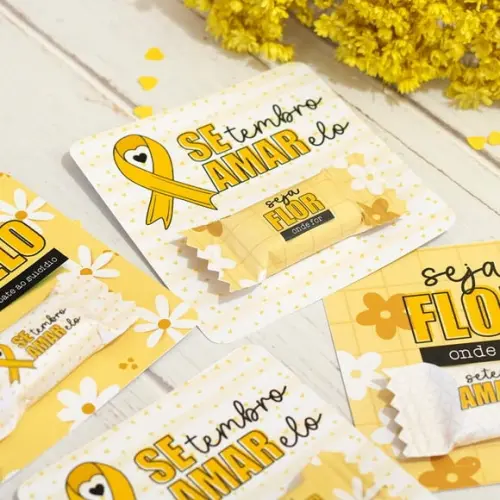 Card com Balinha- Setembro Amarelo