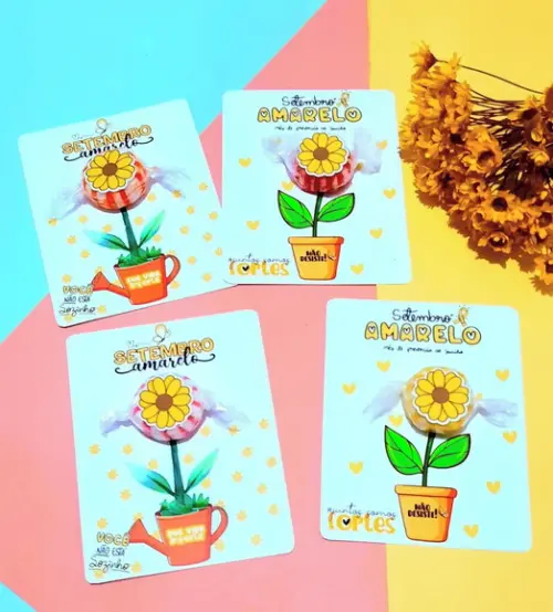 Card com Balinha- Setembro Amarelo