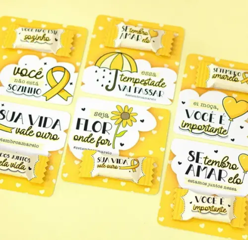 Card com Balinha- Setembro Amarelo
