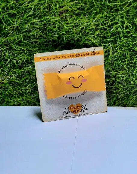 Card com Balinha- Setembro Amarelo