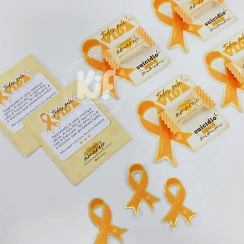Card com Balinha- Setembro Amarelo -leia Descrição!