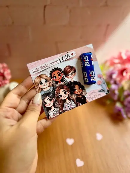 Card com Bis- Dia da Mulher