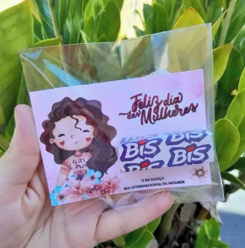 Card com Bis- Dia da Mulher
