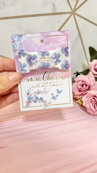 Card com Bis- Dia da Mulher