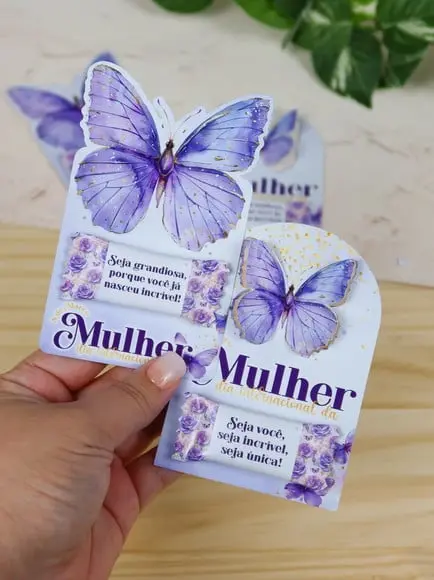Card com Bis- Dia da Mulher